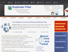 Tablet Screenshot of duplicatefilter.com